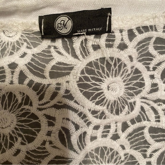 - M Made in Italy white long sleeves blouse size S - Picture 4 of 7